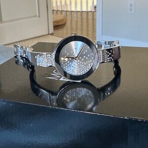 Movado Silver and Gold Women's Watch
